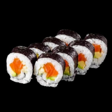 Futomaki Saumon Avocat (Surimi, Saumon, Comcombre, Avocat)