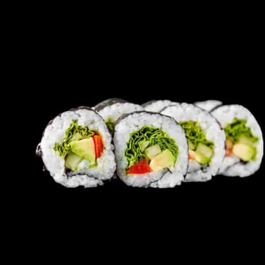 Futomaki Végétaire (Salade, Comcombre, Avocat, Spicy)